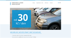 Desktop Screenshot of letiste-parking.cz